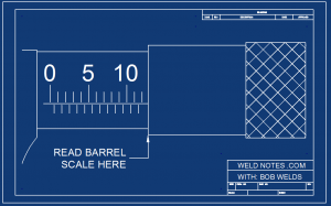 micrometer barrel scale reading